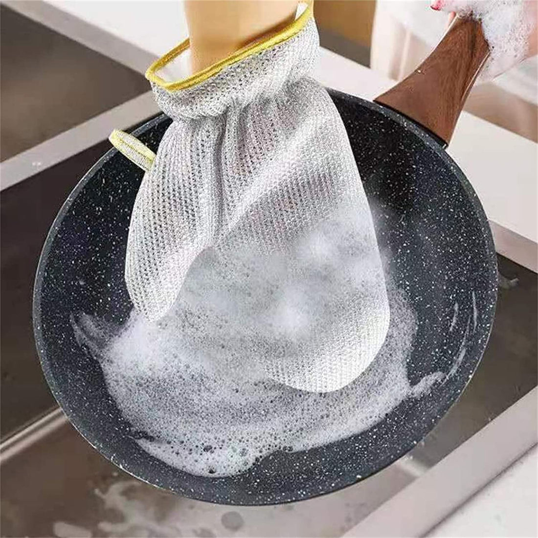 Dish Cleaning Scrubber Gloves