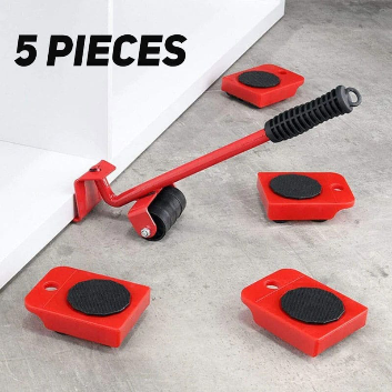 Heavy lifting furniture mover with roller