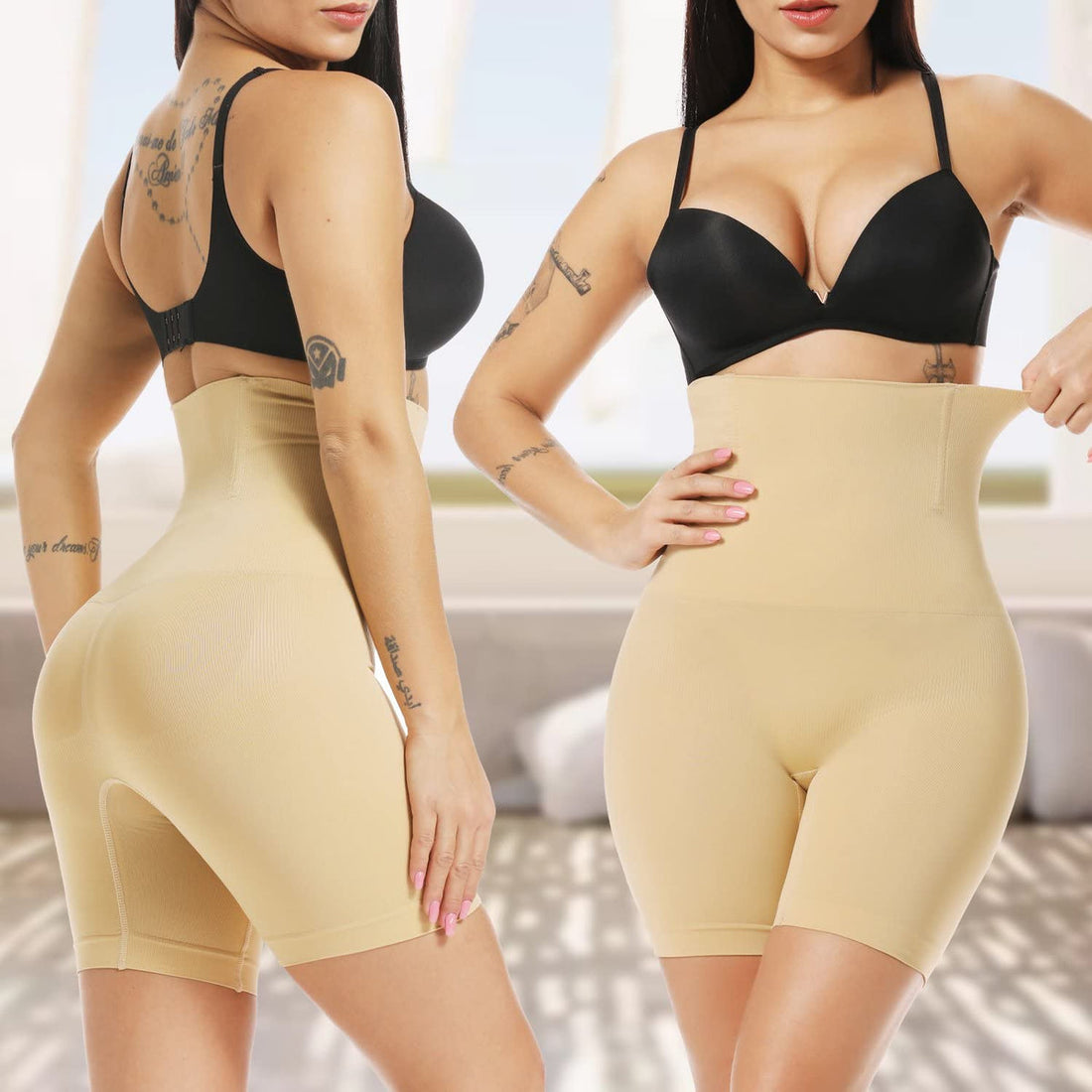 High waist short shapewear