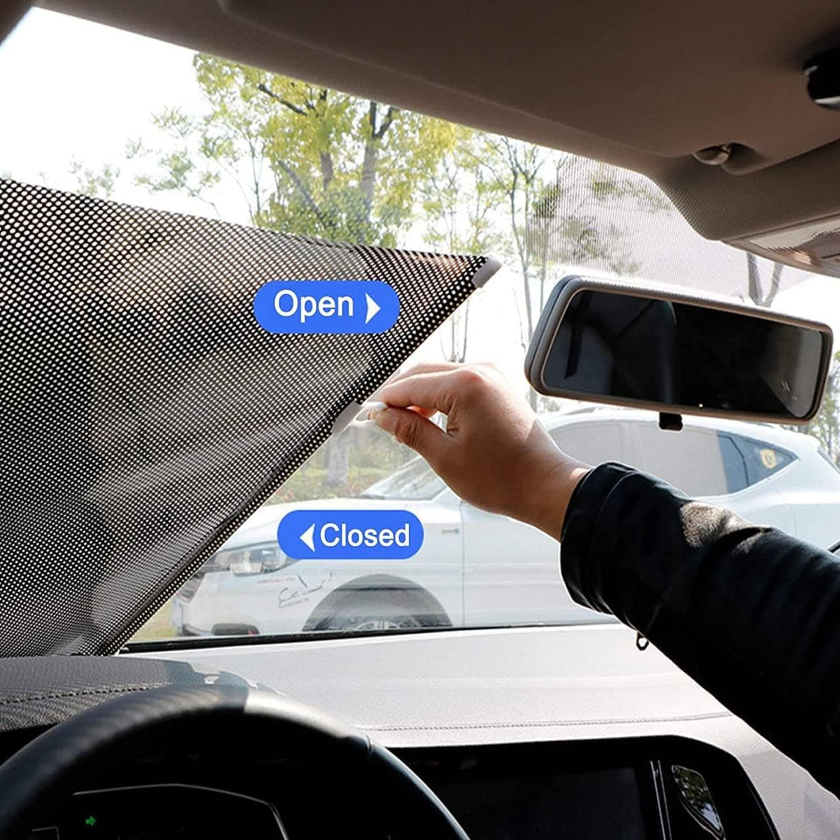 Car Retractable Window Sunshade Protector